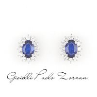 Boucles d'oreilles Zorzan Gioielli Femme in Or blanc Zaffiro 0.94 Ct ORPZ2502 - ORPZ2502